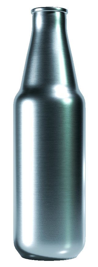 Round Aluminum Bottle